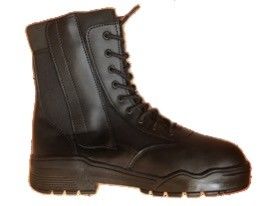 French Style Leather Combat Boots Size 38 To Size 47 Black Military Boots