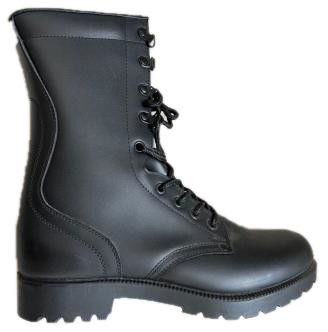 Genuine Leather Military Boots Camp Training Ranger Boots Black