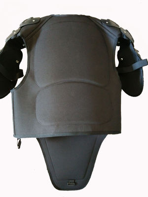 Fully Defense Anti Riot Armor Black Rigid Flame Retardant Anti Riot Suits