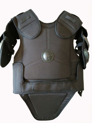 Fully Defense Anti Riot Armor Black Rigid Flame Retardant Anti Riot Suits