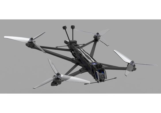 Quad Blade Propeller FPV Drone High Speed Drone With Camera 480p 1200TVL 7 Inch
