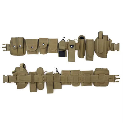 Multi Functional Tactical Battle Belt Nylon Fabric Uniform Training Duty Tactical Belt