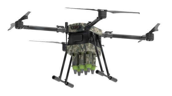 Pesticide Spraying Quadrotor Drone UAV Four Rotor Drone 10kg Class For Agricultural