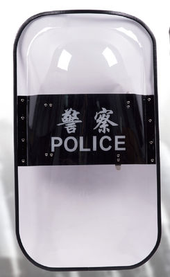 Flame Retardant French Riot Control Shield Military Shield With Rubber Edge