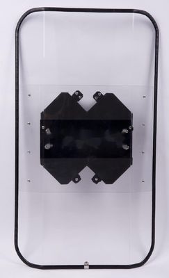 Flame Retardant French Riot Control Shield Military Shield With Rubber Edge