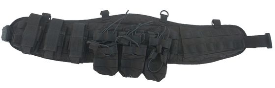 Men'S Nylon Tactical Belt Combat Metal Buckle Molle Duty Belt For Hunting Hiking
