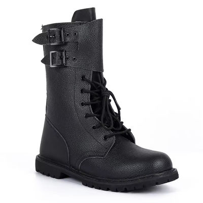 Security Molded Sole Boots Leather Tactical Work Boots Waterproof Combat Boots
