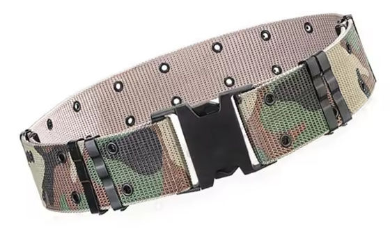 Camouflage Tactical Belt Webbed Waist Heavy Duty Molle Combat Belt