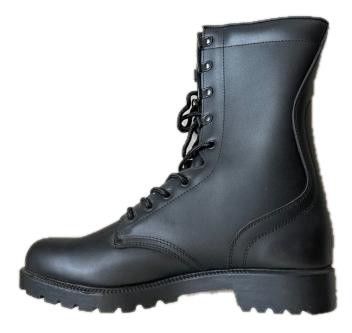 Genuine Leather Military Boots Camp Training Ranger Boots Black