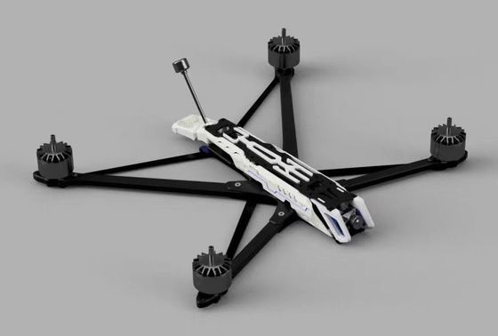 Quad Blade Propeller FPV Drone High Speed Drone With Camera 480p 1200TVL 7 Inch