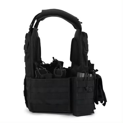 Black Tactical Vest Chaleco Tactico HOT Gilet Tactique Plate Carrier