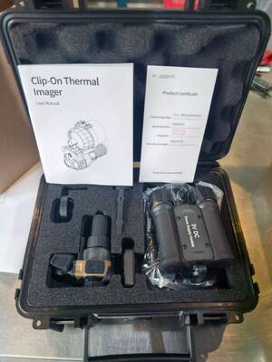 Jerry-CPro ELF-C PRO 640x512 Clip-on Day/Night Hunting External Fusion Thermal Imaging Night Vision Device with 275m Detection Range and Waterproof Design